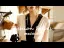 Fashion Black V-Neck 3/4 Sleeve Wedding Bridal Bridesmaid Silk Robes 2020 Embroidered Sash