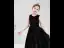 Chic / Beautiful Black Sequins Satin Birthday Flower Girl Dresses 2022 A-Line / Princess Scoop Neck Sleeveless Sash Floor-Length / Long Flower Girl Dresses