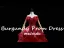 High-end Burgundy Dancing Prom Dresses 2021 Ball Gown Off-The-Shoulder Short Sleeve Appliques Lace Beading Sequins Floor-Length / Long Ruffle Backless Formal Dresses
