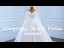 Luxe Blanche Satin La Mariée Robe De Mariée 2021 Robe Boule Transparentes Encolure Dégagée Manches Longues Dos Nu Perlage Paillettes Noeud Ceinture Tribunal Train