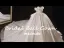 Luxury / Gorgeous Ivory Satin Bridal Wedding Dresses 2021 Ball Gown Off-The-Shoulder Short Sleeve Backless Appliques Lace Handmade  Beading Cathedral Train