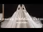 Luxury / Gorgeous Ivory Bridal Wedding Dresses 2021 Ball Gown Deep V-Neck Long Sleeve Backless Appliques Lace Beading Sequins Glitter Tulle Royal Train Ruffle