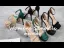 Sexy Noire Cocktail Sandales Femme 2021 Bride Cheville Imperméables 12 cm Talons Aiguilles Peep Toes / Bout Ouvert Talons Hauts