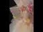 Flower Fairy Champagne Beading Lace Flower Appliques Sequins Prom Dresses 2025 Ball Gown Floor-Length / Long Scoop Neck Short Sleeve Prom Formal Dresses