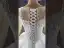 Luxury / Gorgeous White Handmade  Beading Sequins Pearl Wedding Dresses 2025 Ball Gown Scoop Neck Long Sleeve Chapel Train Wedding