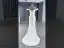 Luxe Blanche Fait main Perlage Perle Paillettes Robe De Mariée 2025 Trompette / Sirène De l'épaule Sans Manches Dos Nu Chapel Train Mariage