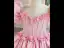 Lovely Blushing Pink Appliques Birthday Flower Girl Dresses 2024 Ball Gown Square Neckline Puffy Short Sleeve Backless Floor-Length / Long Flower Girl Dresses