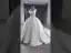 High End Weiß Handgefertigt Perlenstickerei Pailletten Applikationen Brautkleider / Hochzeitskleider 2025 Ballkleid One-Shoulder Ärmellos Rückenfreies Hof-Schleppe