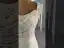 Haut de Gamme Blanche Fait main Perlage Perle Paillettes Robe De Mariée 2025 Trompette / Sirène Encolure Carrée Sans Manches Dos Nu Tribunal Train Mariage