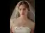Elegant White Pearl Bridal Wedding Veils 2025 Wedding Tulle