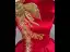 Vintage / Retro Chinese style Red Phoenix Embroidered Sequins Satin Prom Dresses 2025 Ball Gown High Neck Long Sleeve Backless Floor-Length / Long Prom Formal Dresses
