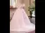 Lovely Blushing Pink Appliques Birthday Flower Girl Dresses 2025 Ball Gown Scoop Neck Short Sleeve Backless Sweep Train Tulle Flower Girl Dresses