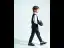 Black Long Sleeve Wedding Boys Wedding Suits 2025 Body Jewellery Coat Pants Shirt Tie Vest Boys Wedding Suits