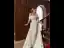 Elegant White Satin Bow Wedding Dresses 2025 A-Line / Princess Off-The-Shoulder Short Sleeve Backless Floor-Length / Long Prom Wedding Dresses