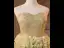 Sparkly Gold Beading Pearl Sequins Short Party Dresses 2025 A-Line / Princess Strapless Sleeveless Backless Cocktail Party Evening Party Formal Dresses