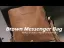 Fashion Brown Suede Square Messenger Bag 2021 Tassel Casual Women's Bags