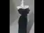 Haut de Gamme Noire Velours Robe De Soirée 2025 Trompette / Sirène Bustier Sans Manches Dos Nu Train De Balayage Soirée Robe De Ceremonie