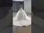 Glitzernden Luxus / Herrlich Weiß Handgefertigt Perlenstickerei Perle Pailletten Brautkleider / Hochzeitskleider 2025 Ballkleid Neckholder Ärmellos Rückenfreies Kapelle-Schleppe