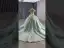 Luxury / Gorgeous Mint Green Handmade  Beading Sequins Prom Dresses 2025 Ball Gown Off-The-Shoulder Short Sleeve Backless Chapel Train Formal Dresses