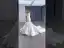 Haut de Gamme Blanche Fait main Appliques Perlage Perle Faux Diamant Corset  Robe De Mariée 2025 Trompette / Sirène Bustier Sans Manches Dos Nu Chapel Train
