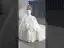 Haut de Gamme Blanche Volants en Cascade Robe De Mariée 2025 Robe Boule Bustier Sans Manches Dos Nu Chapel Train