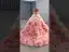 Luxury / Gorgeous Flower Fairy Blushing Pink Handmade  Beading Pearl Sequins Appliques Prom Dresses 2025 Ball Gown Strapless Sleeveless Backless Chapel Train