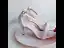 Sexy Beige Pearl Wedding Shoes 2023 Ankle Strap 8 cm Stiletto Heels Open / Peep Toe Wedding Sandals High Heels