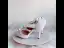 Élégant Blanche Perle Chaussure De Mariée 2023 Bride Cheville 9 cm Talons Aiguilles À Bout Pointu Mariage Sandales Talons Hauts