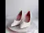 Elegant Beige Pearl Wedding Shoes 2023 7 cm Stiletto Heels Pointed Toe Wedding Pumps High Heels