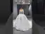 Luxury / Gorgeous White Handmade  Beading Rhinestone Pearl Sequins Wedding Dresses 2023 Ball Gown Scoop Neck Long Sleeve Backless Court Train Wedding