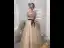 Fashion Yellow Spotted Prom Dresses 2021 A-Line / Princess Square Neckline Short Sleeve Bow Backless Floor-Length / Long Prom Formal Dresses