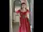 Chic / Belle Dégradé De Couleur Bordeaux Perlage Paillettes Robe De Bal 2023 Princesse Encolure Carrée Manches Courtes Dos Nu Longue Promo Robe De Ceremonie