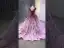 High-end Gradient-Color Burgundy Handmade  Beading Prom Dresses 2023 Ball Gown V-Neck Sleeveless Backless Floor-Length / Long Formal Dresses