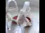 Charmant Blanche Faux Diamant Perle Chaussure De Mariée 2023 Bride Cheville 9 cm Talons Aiguilles À Bout Pointu Mariage Talons Hauts