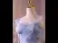 Chic / Belle Bleu Ciel Papillon Glitter Perle Paillettes Anniversaire Courte Robe De Fête 2025 Robe Boule Bretelles Spaghetti Sans Manches Dos Nu Robe De Ceremonie