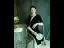 Vintage / Retro Chinese style Black Evening Party Cheongsam 2022 Trumpet / Mermaid High Neck 1/2 Sleeves Lace Flower Split Front Tea-length Cheongsam / Qipao