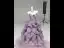 High-end Charming Purple Appliques Lace Flower Pearl Cascading Ruffles Prom Dresses 2025 Ball Gown Strapless Sleeveless Backless Sweep Train