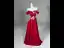 Chic / Beautiful Red Beading Sequins Embroidered Prom Dresses 2025 A-Line / Princess Off-The-Shoulder Sleeveless Backless Floor-Length / Long Prom Formal Dresses