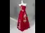 Chinese style Red Beading Sequins Prom Dresses 2025 A-Line / Princess Strapless Sleeveless Backless Floor-Length / Long Prom Formal Dresses