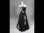 Style Chinois Noire Brodé Perlage Paillettes Robe De Bal 2025 Princesse Bustier Sans Manches Dos Nu Longue Promo Robe De Ceremonie