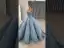 Luxury / Gorgeous Flower Fairy Pool Blue Handmade  Beading Pearl Sequins Appliques Prom Dresses 2025 Ball Gown Strapless Sleeveless Backless Floor-Length / Long