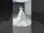 High End Elegante Weiß Handgefertigt Perlenstickerei Applikationen Pailletten Satin Brautkleider / Hochzeitskleider 2025 Ballkleid Off Shoulder Ärmellos Rückenfreies Kapelle-Schleppe