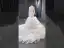 Muslim White Cascading Ruffles Wedding Dresses 2023 Trumpet / Mermaid High Neck Long Sleeve Chapel Train Wedding
