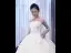Luxury / Gorgeous Ivory Wedding Dresses 2022 Ball Gown Strapless Beading Pearl Sequins Sleeveless Backless Chapel Train Wedding