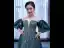 Vintage / Retro High Low Dark Green Beading Sequins Satin Prom Dresses 2022 Trumpet / Mermaid Scoop Neck Puffy 3/4 Sleeve Floor-Length / Long Formal Dresses