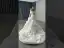 Haut de Gamme Charmant Blanche Volants en Cascade Perlage Paillettes En Dentelle Fleur Robe De Mariée 2026 Trompette / Sirène De l'épaule Manches Longues Dos Nu Tribunal Train