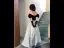 Fashion Black Prom Dresses 2022 A-Line / Princess Off-The-Shoulder Puffy Short Sleeve Backless Embroidered Floor-Length / Long Formal Dresses