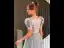 Elegant Sky Blue Beading Sequins Prom Dresses 2022 A-Line / Princess Scoop Neck Short Sleeve Floor-Length / Long Formal Dresses