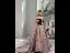 Vintage / Retro Black Printing Prom Dresses 2022 Ball Gown Off-The-Shoulder Short Sleeve Backless Court Train Prom Formal Dresses