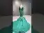 Vintage / Retro High-end Dark Green Cascading Ruffles Prom Dresses 2022 Trumpet / Mermaid V-Neck Beading Pearl Lace Flower Long Sleeve Backless Floor-Length / Long